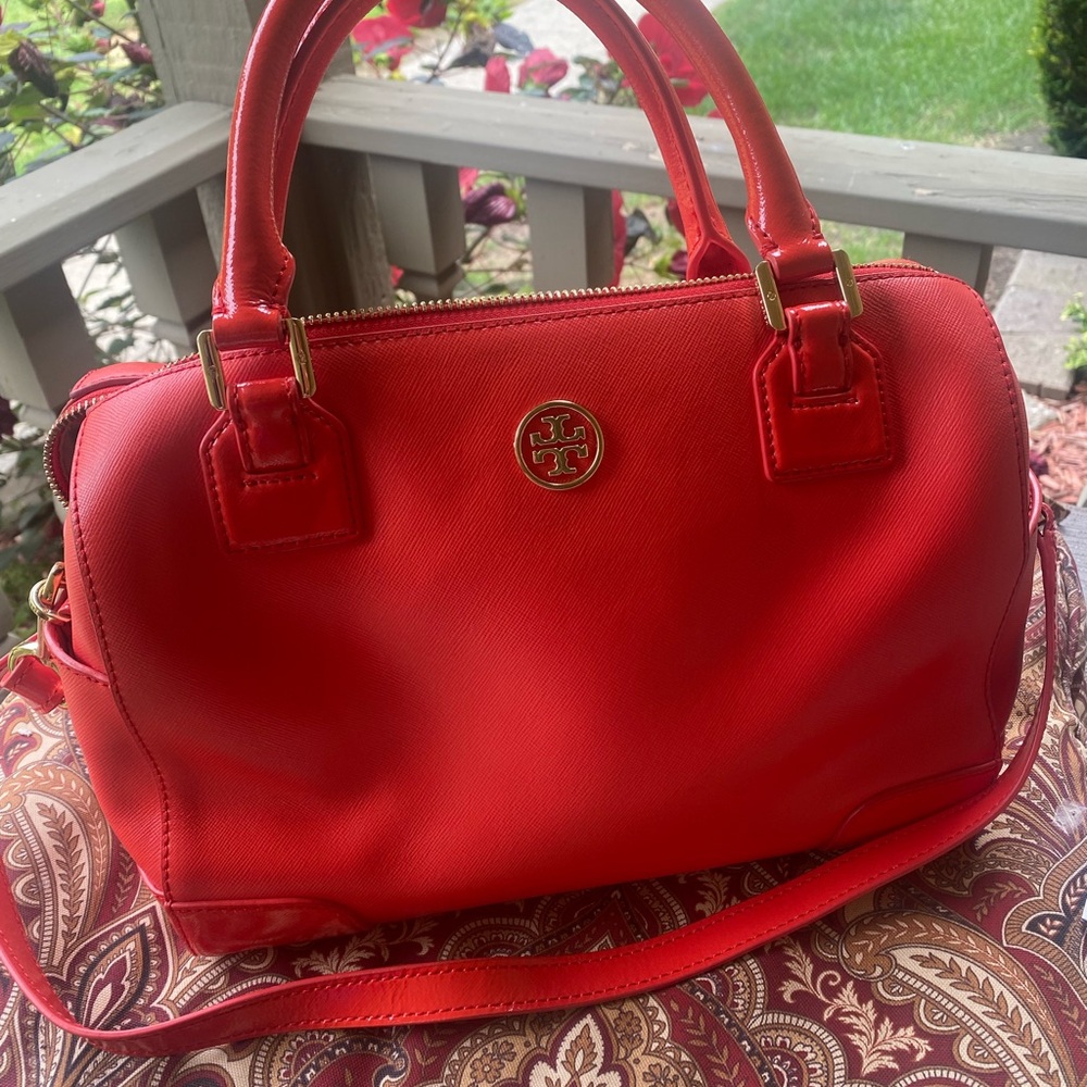 Tory Burch Vibrant Red Satchel